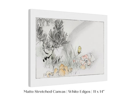 Wild Pine Tree | Vintage Japanese Art | P75 - Single Art Prints - Piccolo Fiore Prints