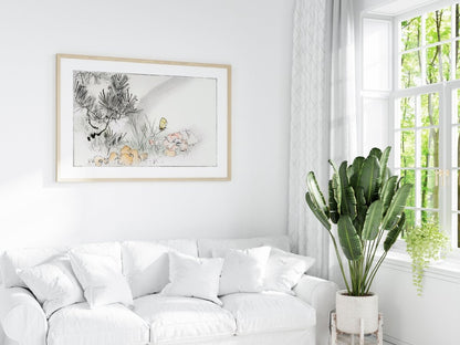 Wild Pine Tree | Vintage Japanese Art | P75 - Single Art Prints - Piccolo Fiore Prints