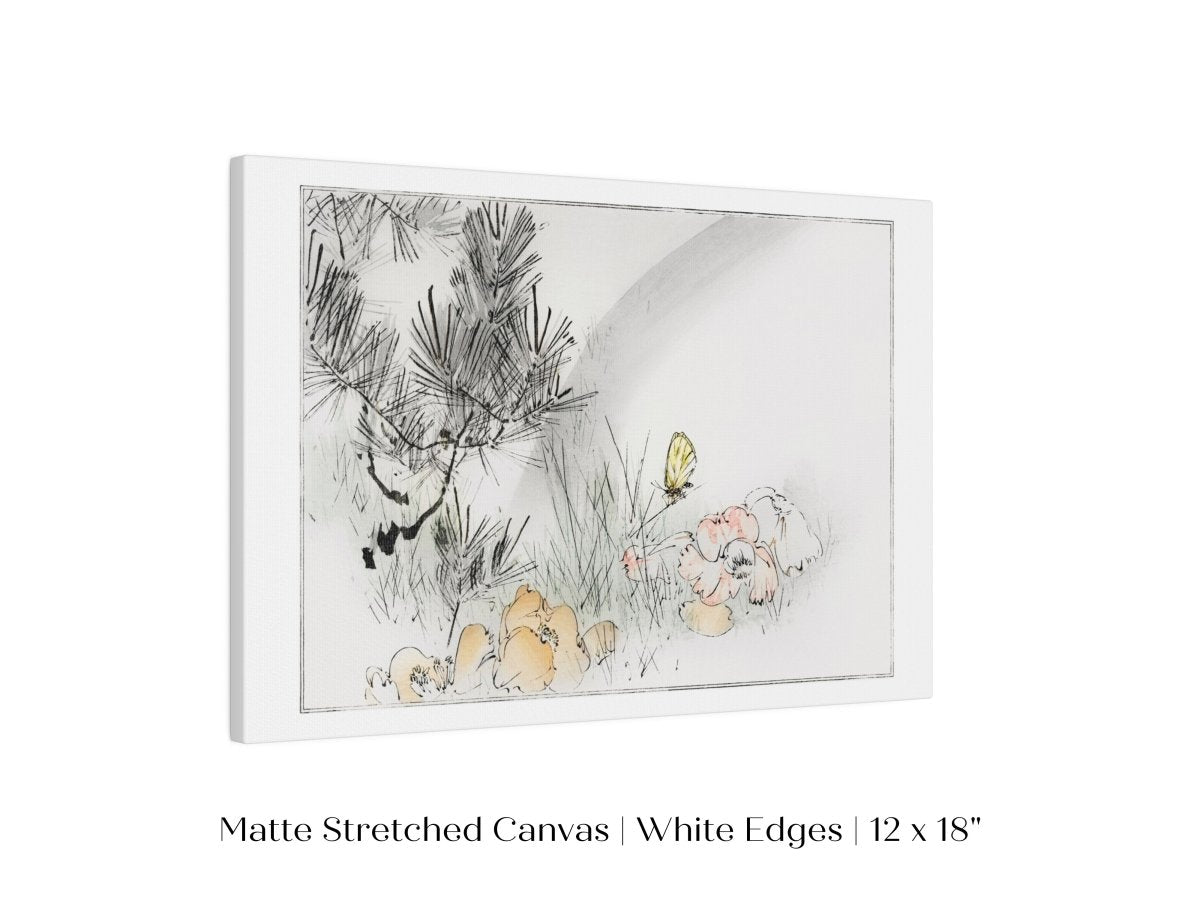Wild Pine Tree | Vintage Japanese Art | P75 - Single Art Prints - Piccolo Fiore Prints