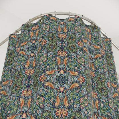 William Morris Strawberry Thief Inspired Shower Curtain - Shower Curtain - Piccolo Fiore Prints
