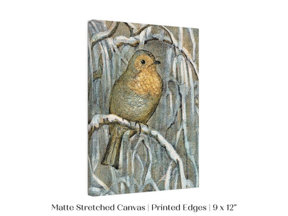 Winter Robin | P381 - Single Art Prints - Piccolo Fiore Prints