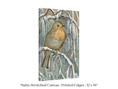 Winter Robin | P381 - Single Art Prints - Piccolo Fiore Prints