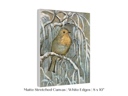 Winter Robin | P381 - Single Art Prints - Piccolo Fiore Prints