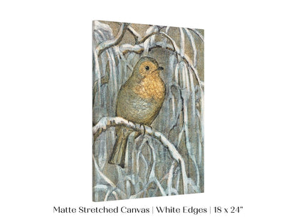 Winter Robin | P381 - Single Art Prints - Piccolo Fiore Prints