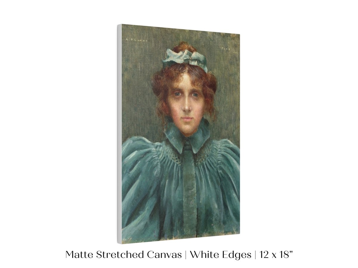Woman in a Velvet Dress | P192 - Single Art Prints - Piccolo Fiore Prints