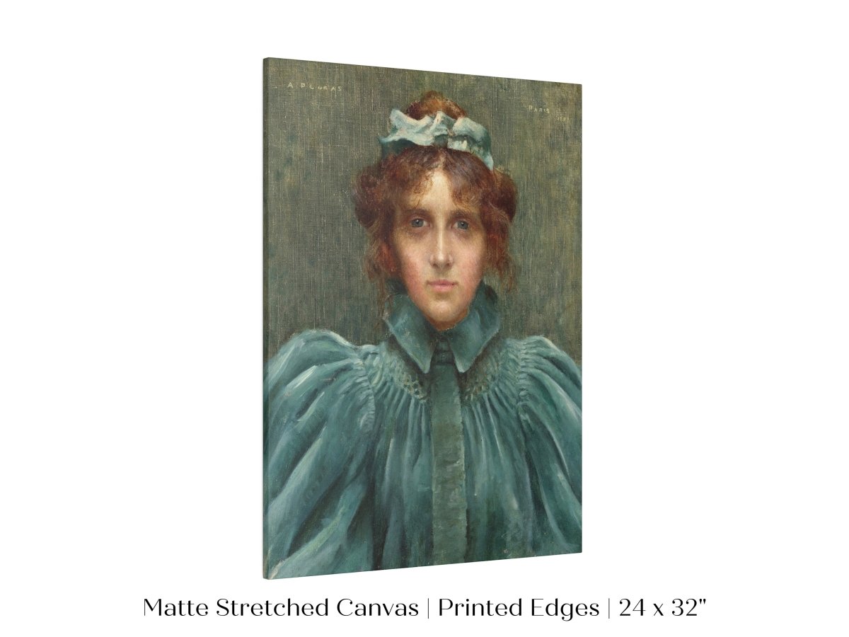 Woman in a Velvet Dress | P192 - Single Art Prints - Piccolo Fiore Prints