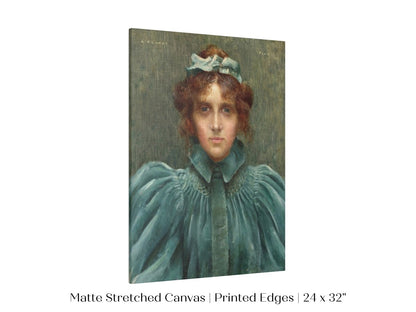 Woman in a Velvet Dress | P192 - Single Art Prints - Piccolo Fiore Prints