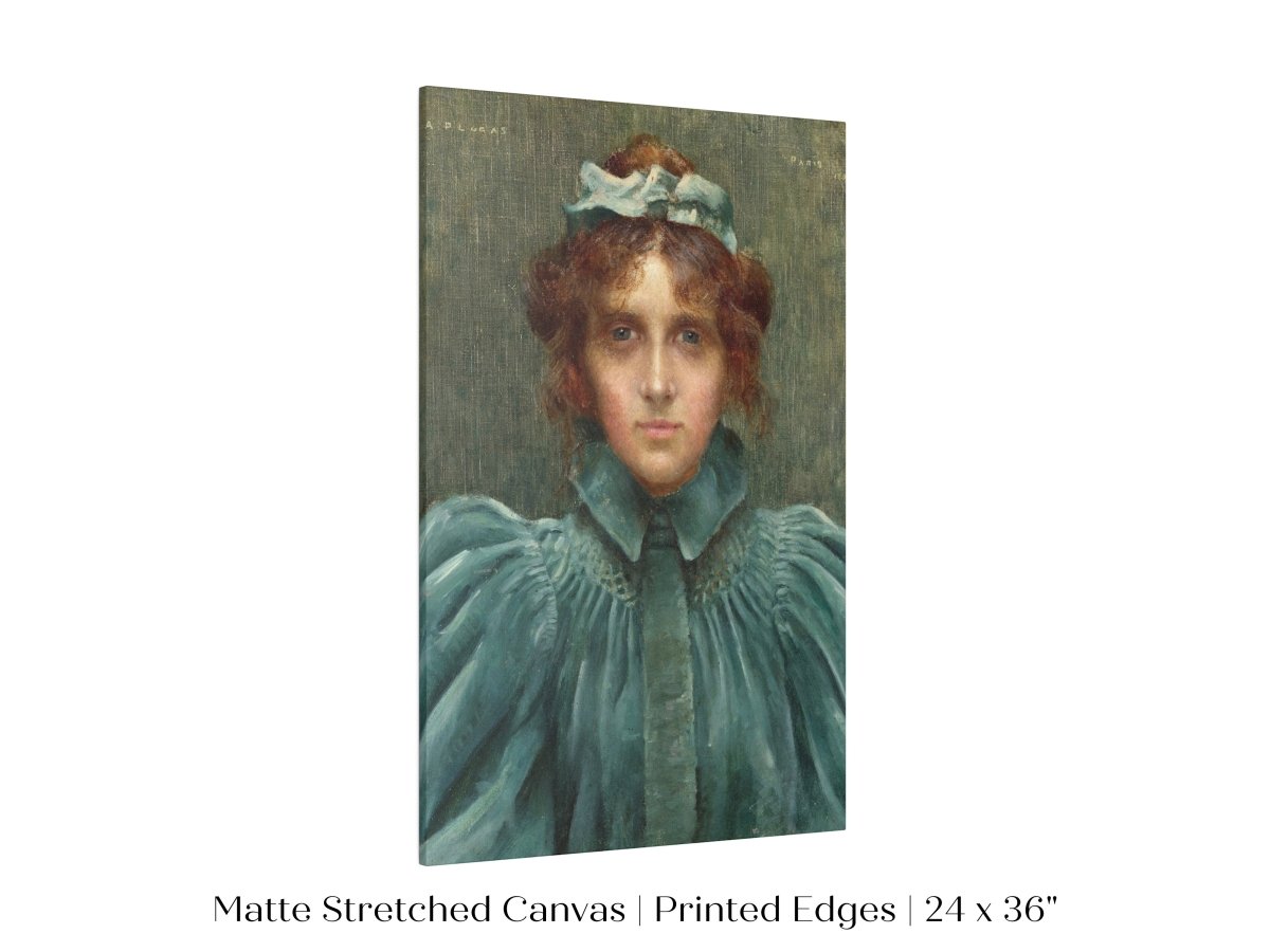 Woman in a Velvet Dress | P192 - Single Art Prints - Piccolo Fiore Prints