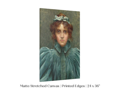 Woman in a Velvet Dress | P192 - Single Art Prints - Piccolo Fiore Prints