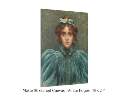 Woman in a Velvet Dress | P192 - Single Art Prints - Piccolo Fiore Prints