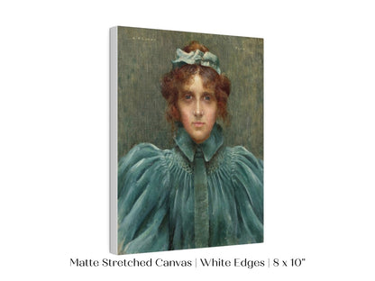 Woman in a Velvet Dress | P192 - Single Art Prints - Piccolo Fiore Prints