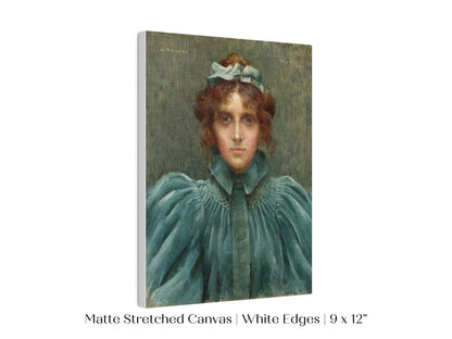 Woman in a Velvet Dress | P192 - Single Art Prints - Piccolo Fiore Prints