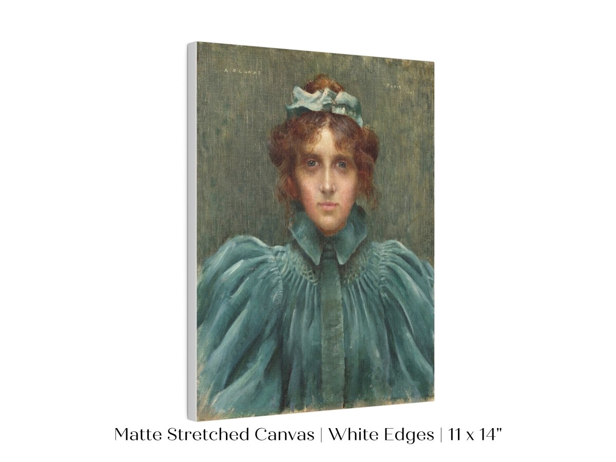Woman in a Velvet Dress | P192 - Single Art Prints - Piccolo Fiore Prints