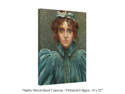 Woman in a Velvet Dress | P192 - Single Art Prints - Piccolo Fiore Prints