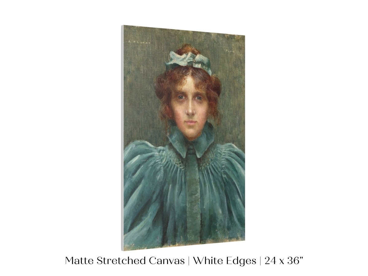 Woman in a Velvet Dress | P192 - Single Art Prints - Piccolo Fiore Prints