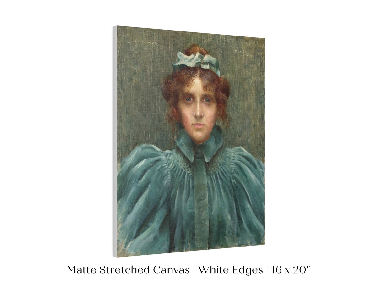 Woman in a Velvet Dress | P192 - Single Art Prints - Piccolo Fiore Prints