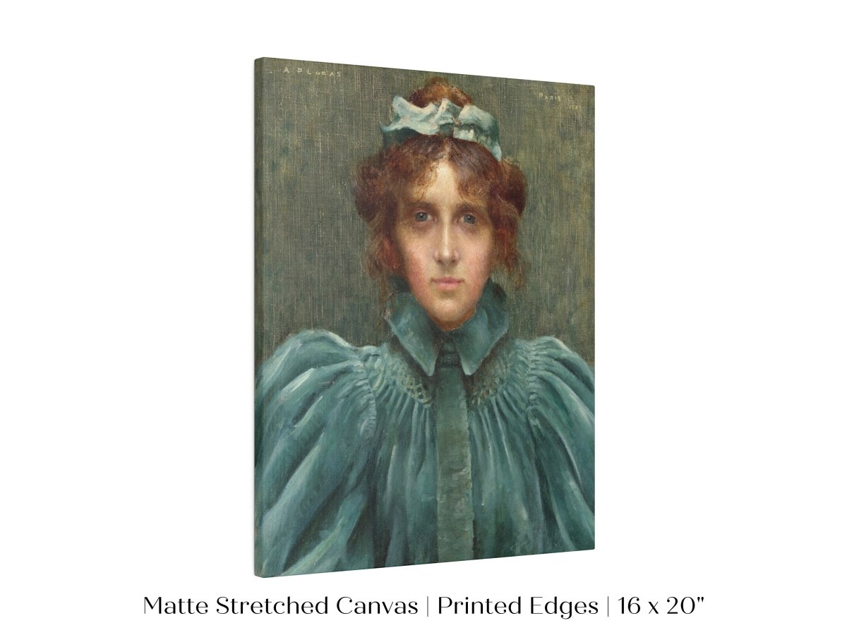 Woman in a Velvet Dress | P192 - Single Art Prints - Piccolo Fiore Prints