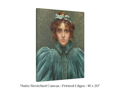 Woman in a Velvet Dress | P192 - Single Art Prints - Piccolo Fiore Prints