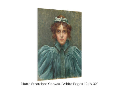 Woman in a Velvet Dress | P192 - Single Art Prints - Piccolo Fiore Prints