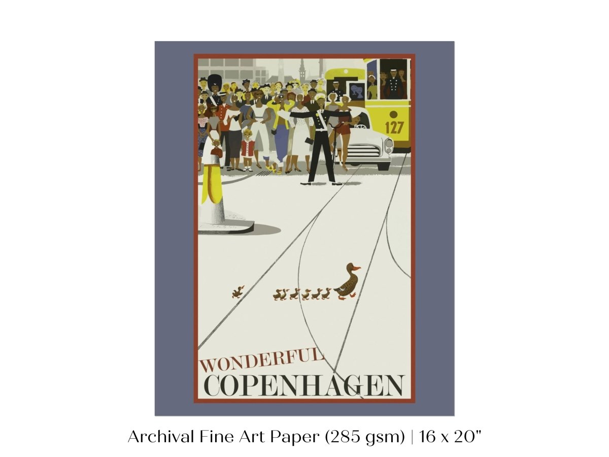 Wonderful Copenhagen | P468 - Single Art Prints - Piccolo Fiore Prints