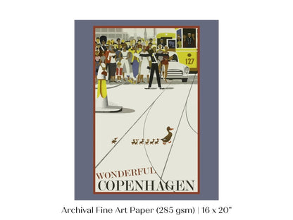 Wonderful Copenhagen | P468 - Single Art Prints - Piccolo Fiore Prints