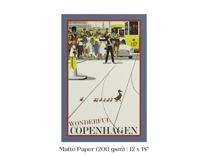 Wonderful Copenhagen | P468 - Single Art Prints - Piccolo Fiore Prints