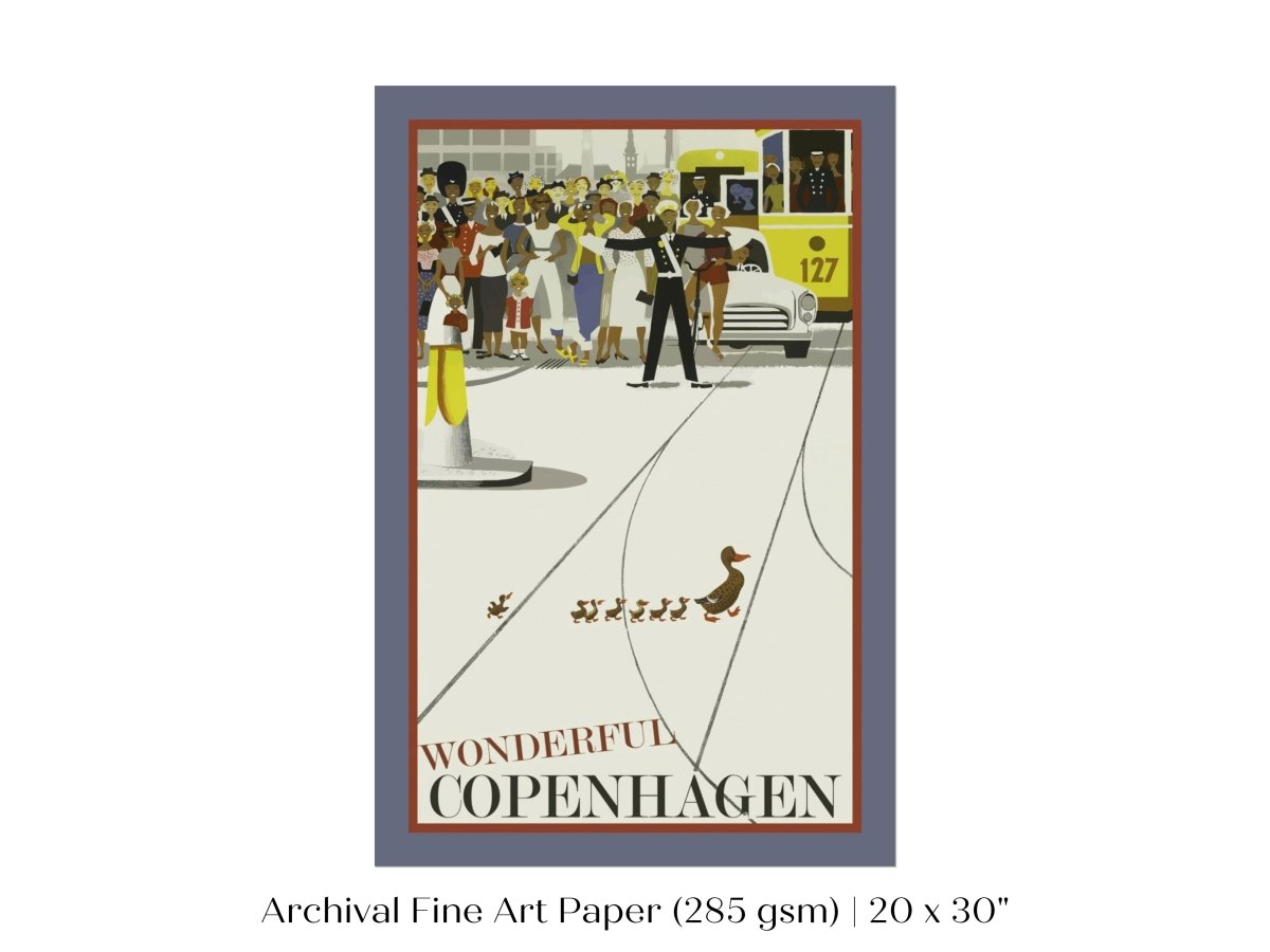 Wonderful Copenhagen | P468 - Single Art Prints - Piccolo Fiore Prints