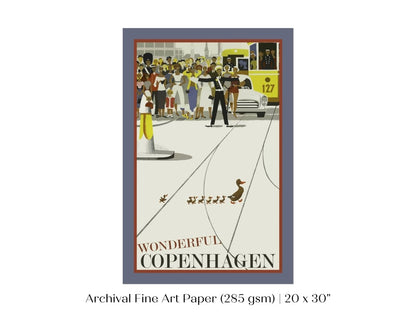 Wonderful Copenhagen | P468 - Single Art Prints - Piccolo Fiore Prints