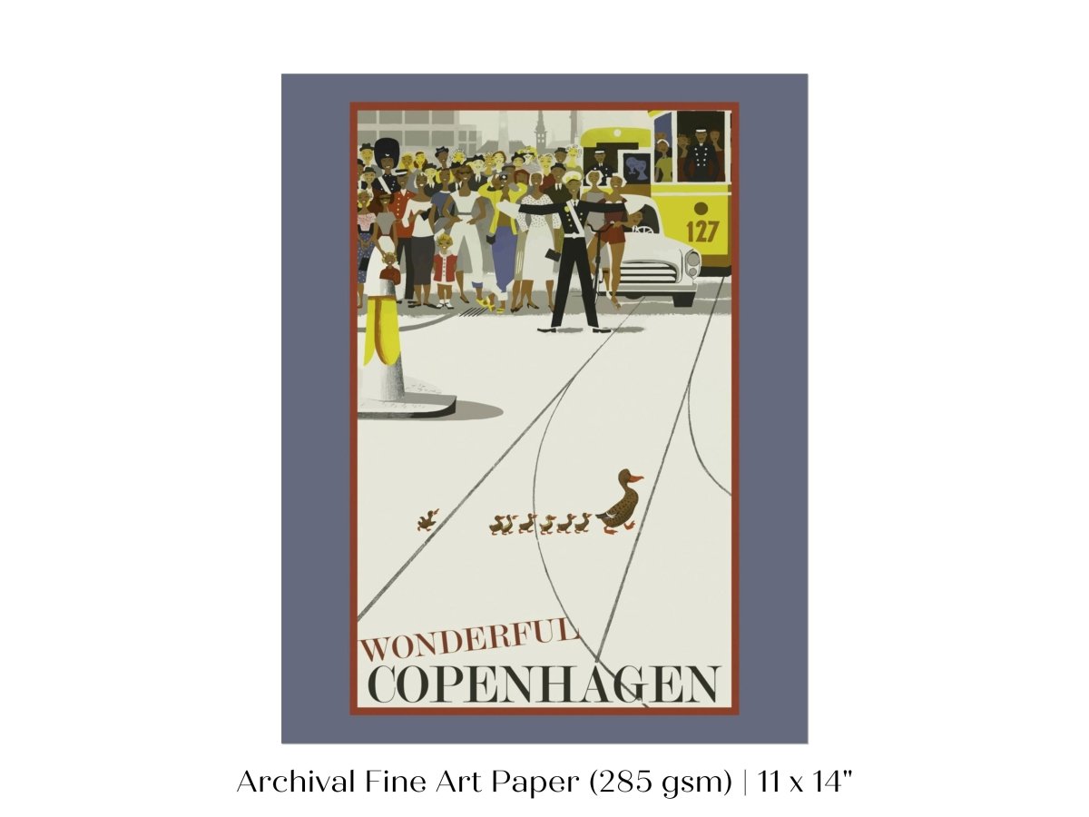 Wonderful Copenhagen | P468 - Single Art Prints - Piccolo Fiore Prints