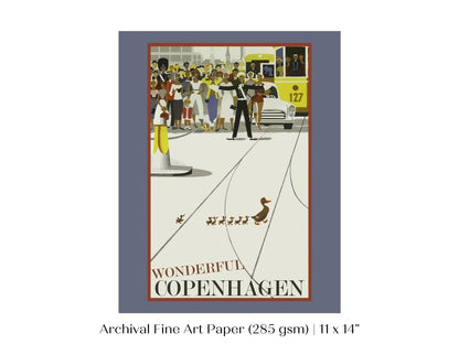 Wonderful Copenhagen | P468 - Single Art Prints - Piccolo Fiore Prints