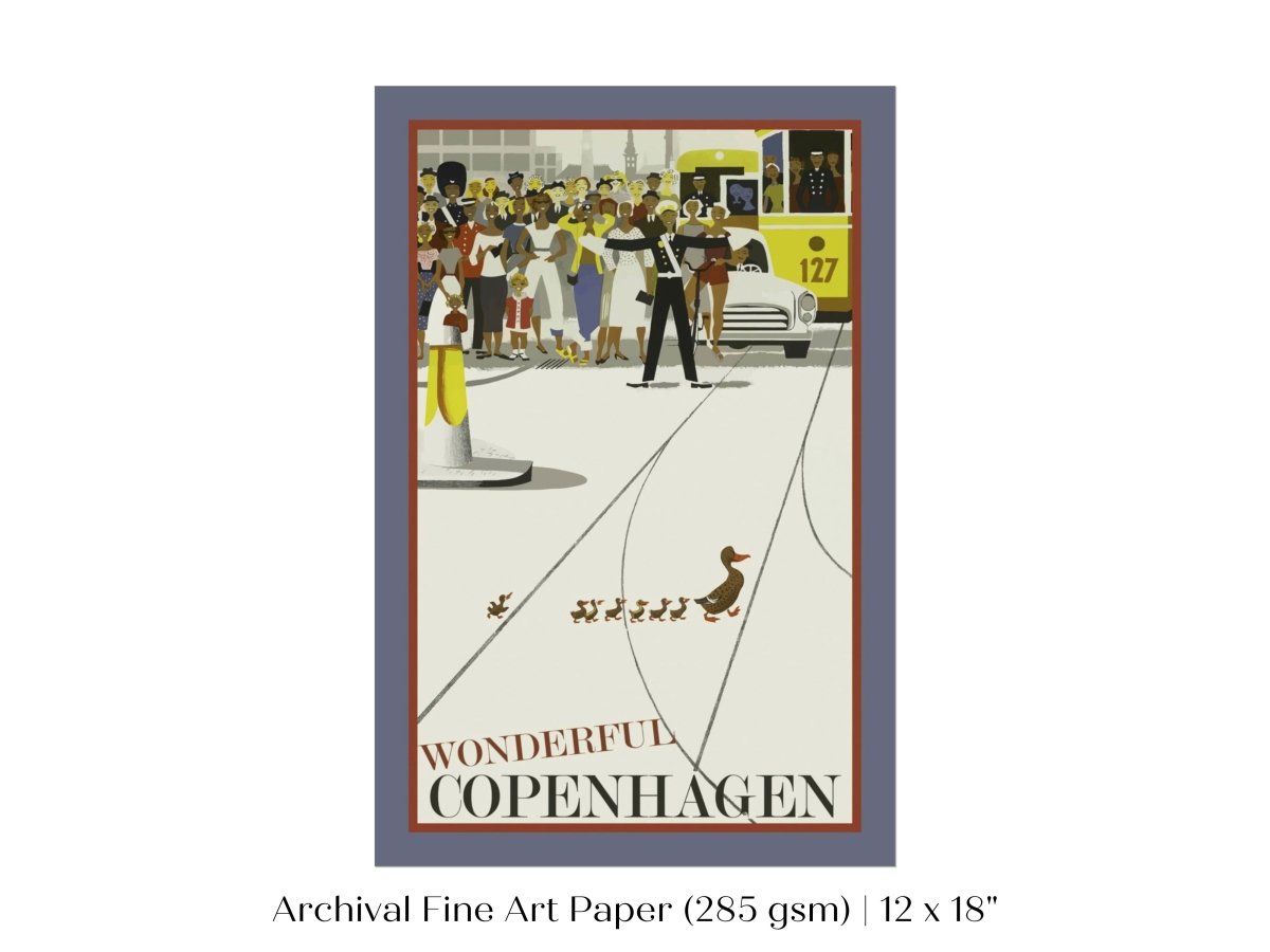 Wonderful Copenhagen | P468 - Single Art Prints - Piccolo Fiore Prints