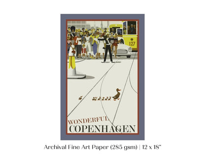 Wonderful Copenhagen | P468 - Single Art Prints - Piccolo Fiore Prints