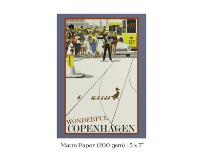 Wonderful Copenhagen | P468 - Single Art Prints - Piccolo Fiore Prints