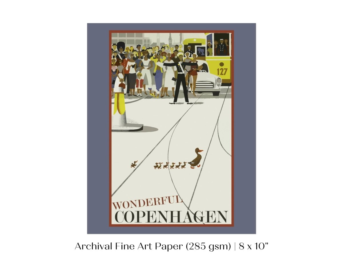 Wonderful Copenhagen | P468 - Single Art Prints - Piccolo Fiore Prints
