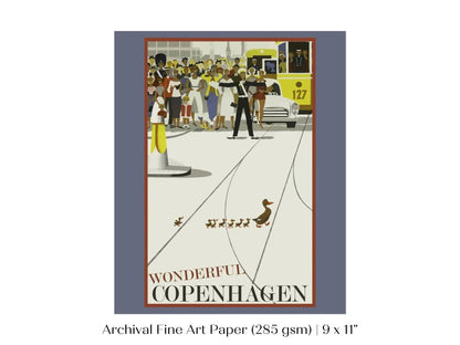 Wonderful Copenhagen | P468 - Single Art Prints - Piccolo Fiore Prints