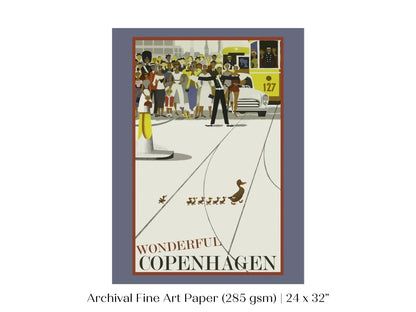 Wonderful Copenhagen | P468 - Single Art Prints - Piccolo Fiore Prints