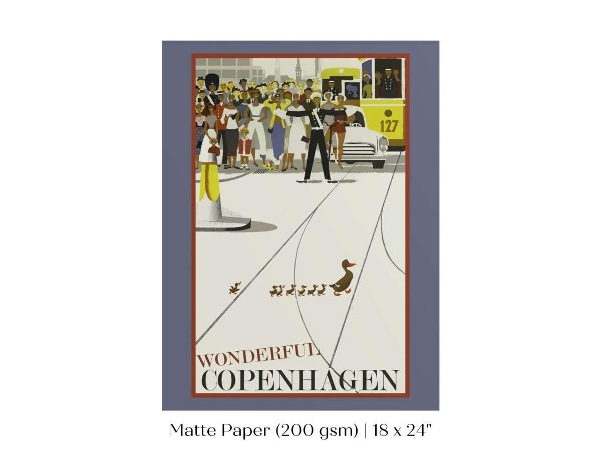 Wonderful Copenhagen | P468 - Single Art Prints - Piccolo Fiore Prints