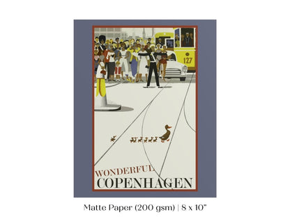 Wonderful Copenhagen | P468 - Single Art Prints - Piccolo Fiore Prints