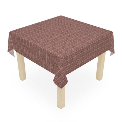 Woodblock - 1 - Pink&Brown | Tablecloth - Tablecloth - Piccolo Fiore Prints