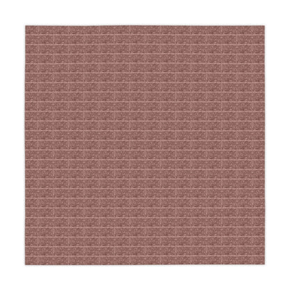 Woodblock - 1 - Pink&Brown | Tablecloth - Tablecloth - Piccolo Fiore Prints