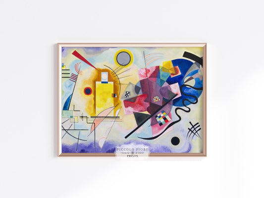 Yellow - Red - Blue | Wassily Kandinsky | P488 - Single Art Prints - Piccolo Fiore Prints