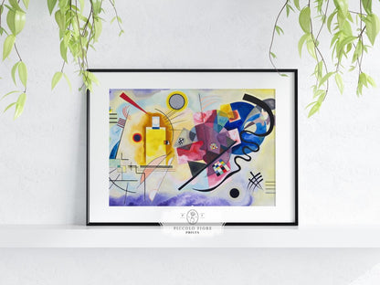 Yellow - Red - Blue | Wassily Kandinsky | P488 - Single Art Prints - Piccolo Fiore Prints