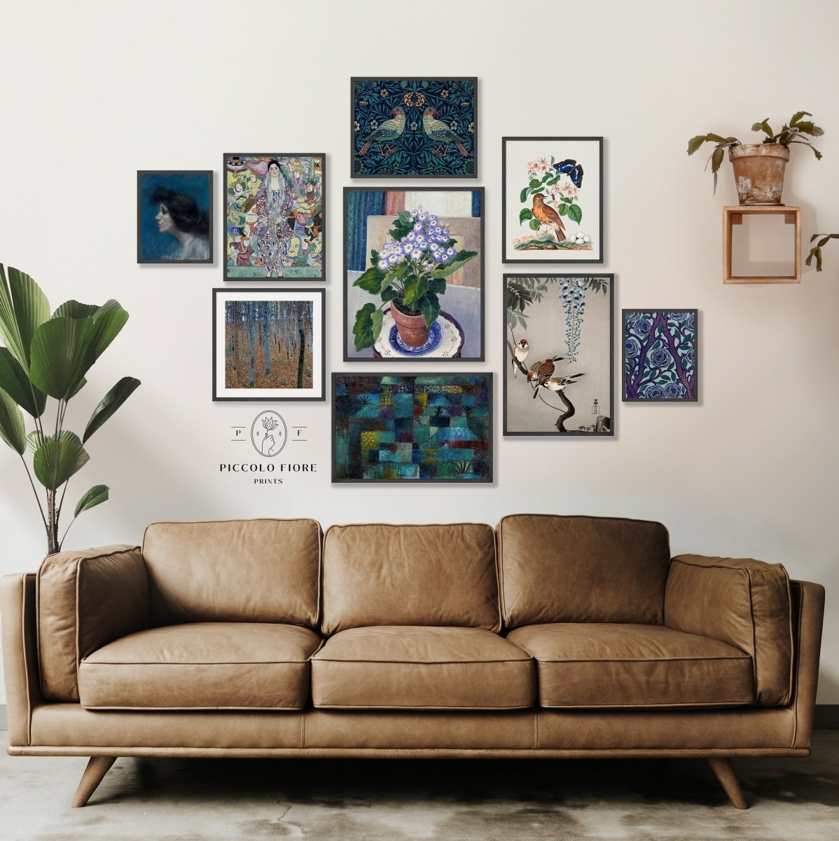 30 Digital Art Prints | Blue Vibrant Eclectic BUNDLE | VB3 - Digital Art Bundle - Piccolo Fiore Prints