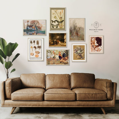 30 Digital Art Prints | GREEN Neutral Vintage Print BUNDLE | NB2 - Digital Art Bundle - Piccolo Fiore Prints