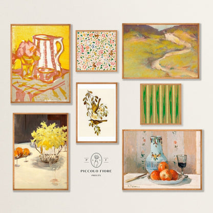 30 Digital Art Prints | GREEN Vibrant ECLECTIC BUNDLE | VB1 - Digital Art Bundle - Piccolo Fiore Prints