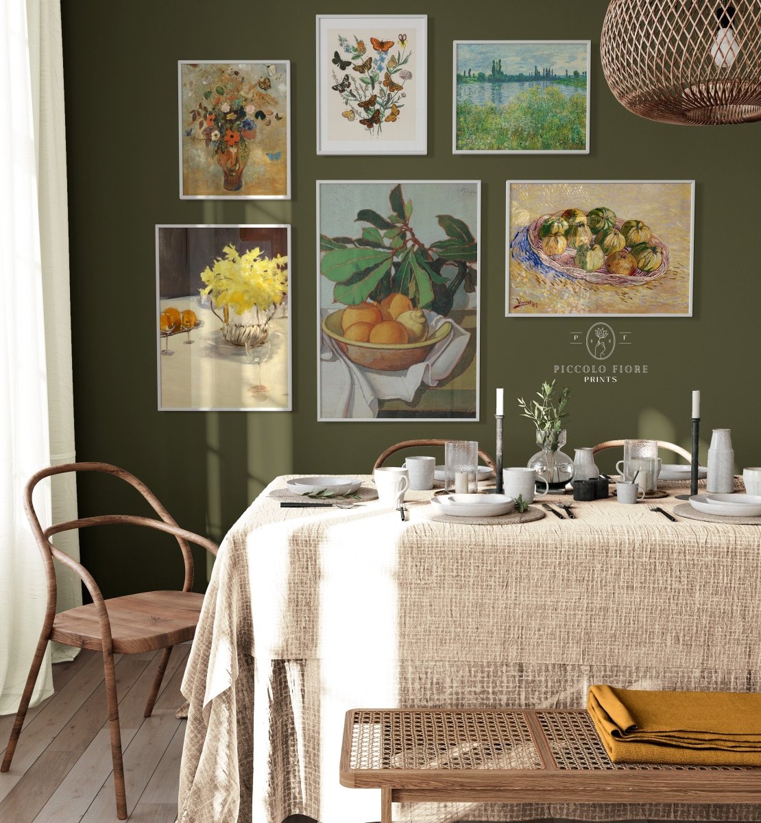 30 Digital Art Prints | GREEN Vibrant ECLECTIC BUNDLE | VB1 - Digital Art Bundle - Piccolo Fiore Prints