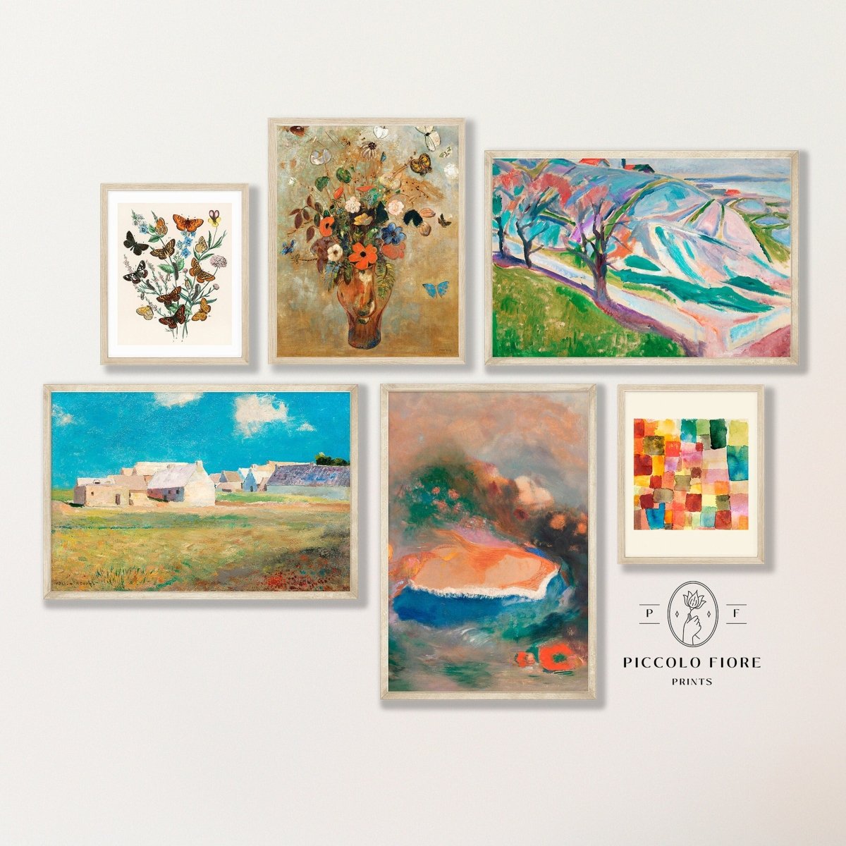 30 Digital Art Prints | GREEN Vibrant ECLECTIC BUNDLE | VB1 - Digital Art Bundle - Piccolo Fiore Prints