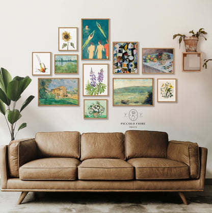 30 Digital Art Prints | GREEN Vibrant ECLECTIC BUNDLE | VB1 - Digital Art Bundle - Piccolo Fiore Prints