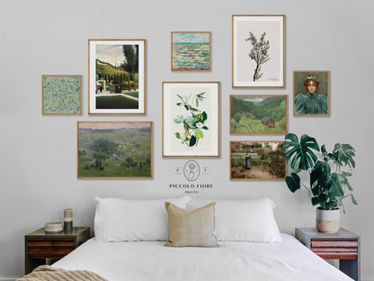 30 Digital Art Prints | GREEN/BEIGE Neutral Vintage Print BUNDLE | NB3 - Digital Art Bundle - Piccolo Fiore Prints