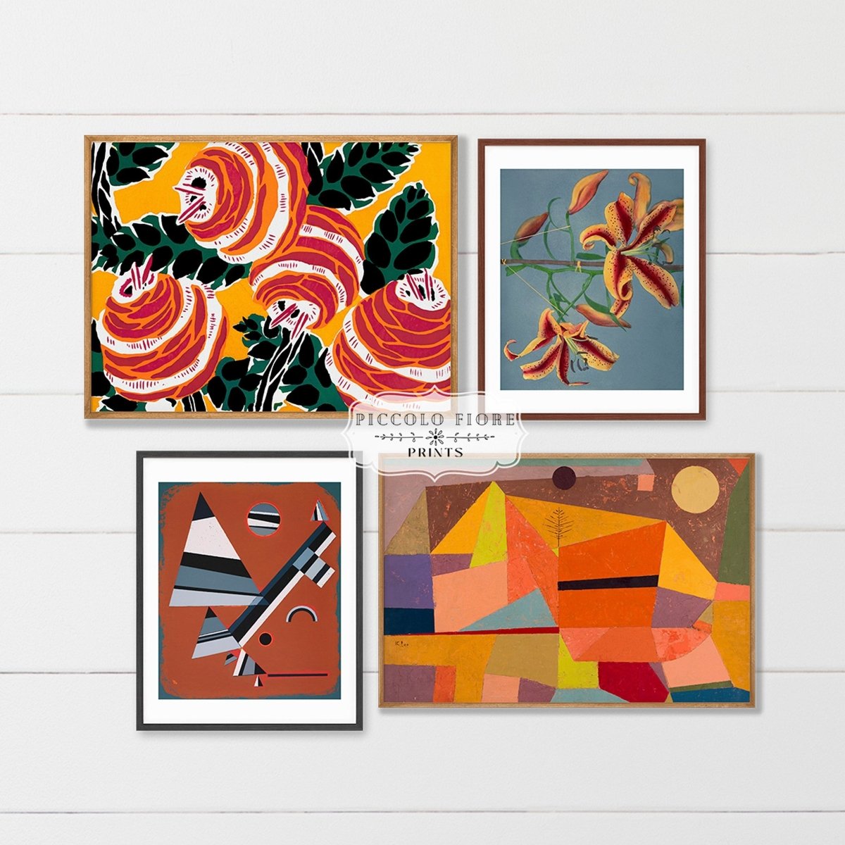 30 Digital Art Prints | RED Vibrant ECLECTIC BUNDLE | VB2 - Digital Art Bundle - Piccolo Fiore Prints